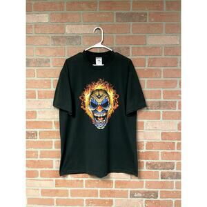 2000s Flaming Clown Tee